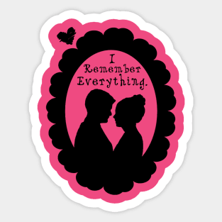 Dawson's Creek "I Remember Everything" Sticker